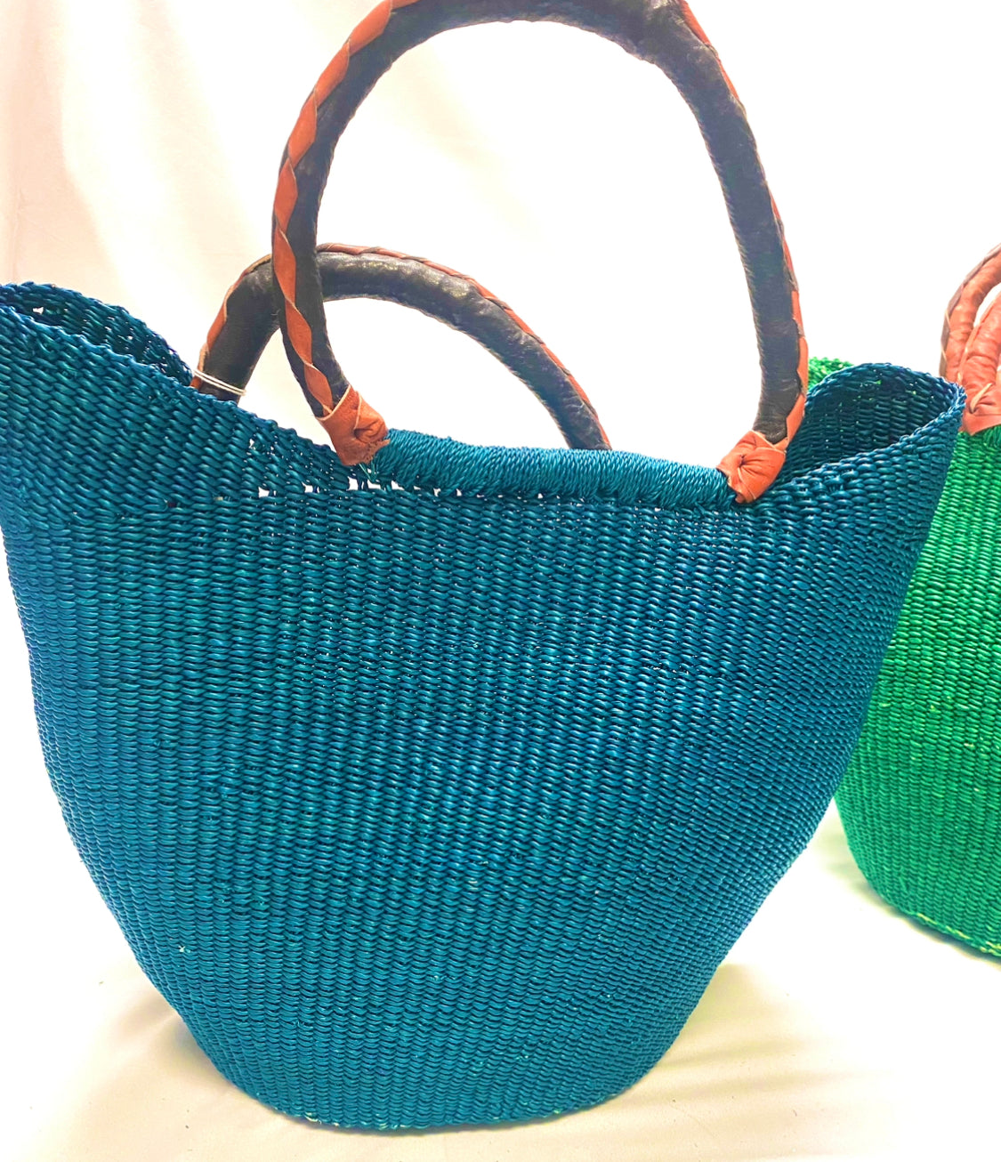 Colorburst Raffia Beach Tote/Marina