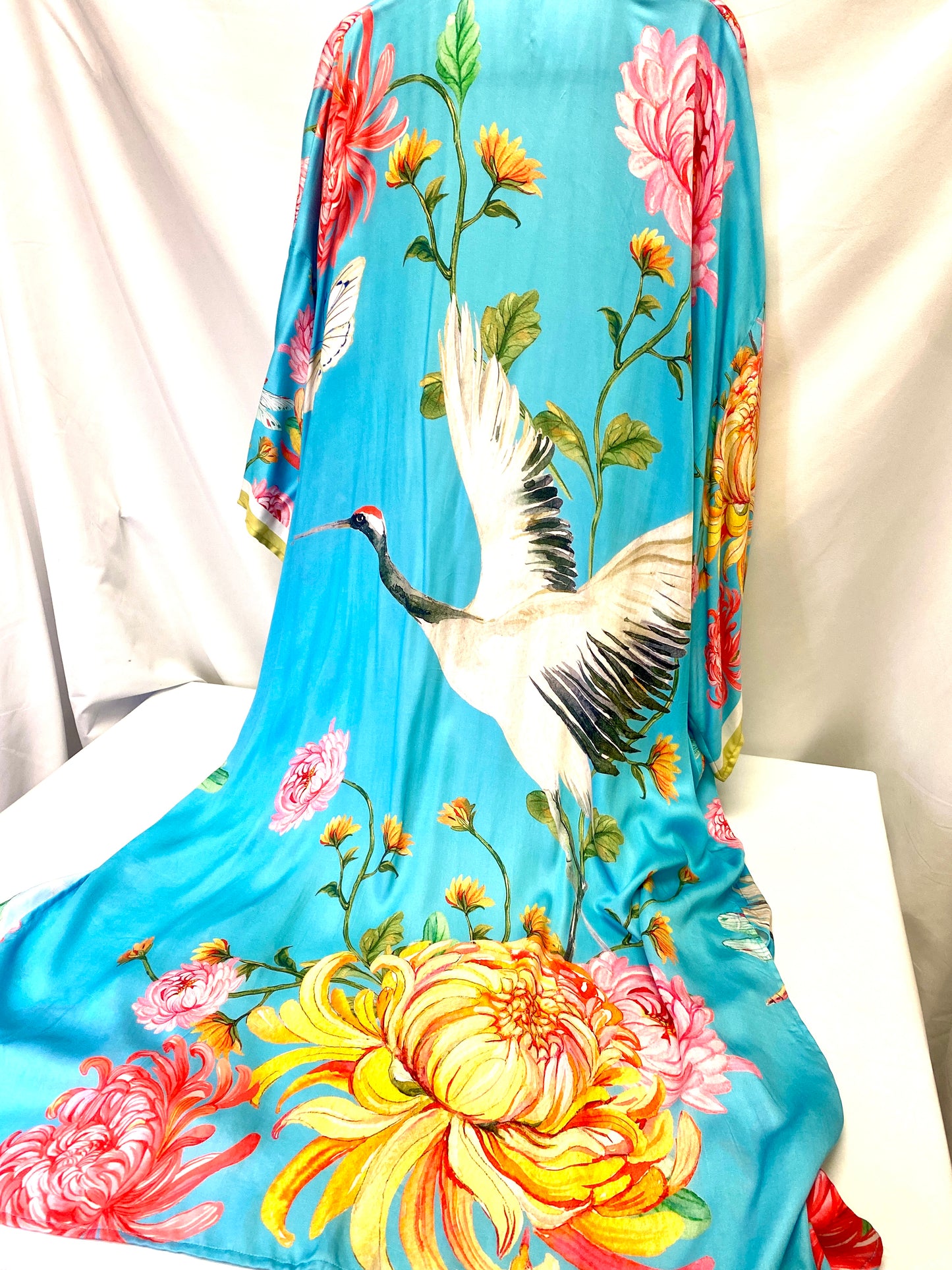 Crane Kimono