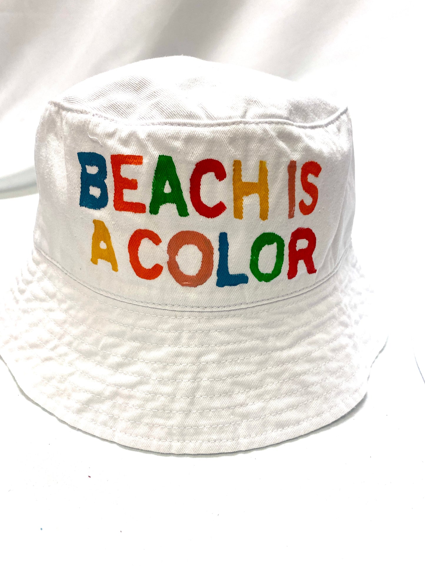 Beach Bucket Hat — “Beach Is A Color”/One Size Fits All